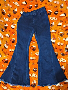 Versona Flare Leg Jeans in Blue Size 4